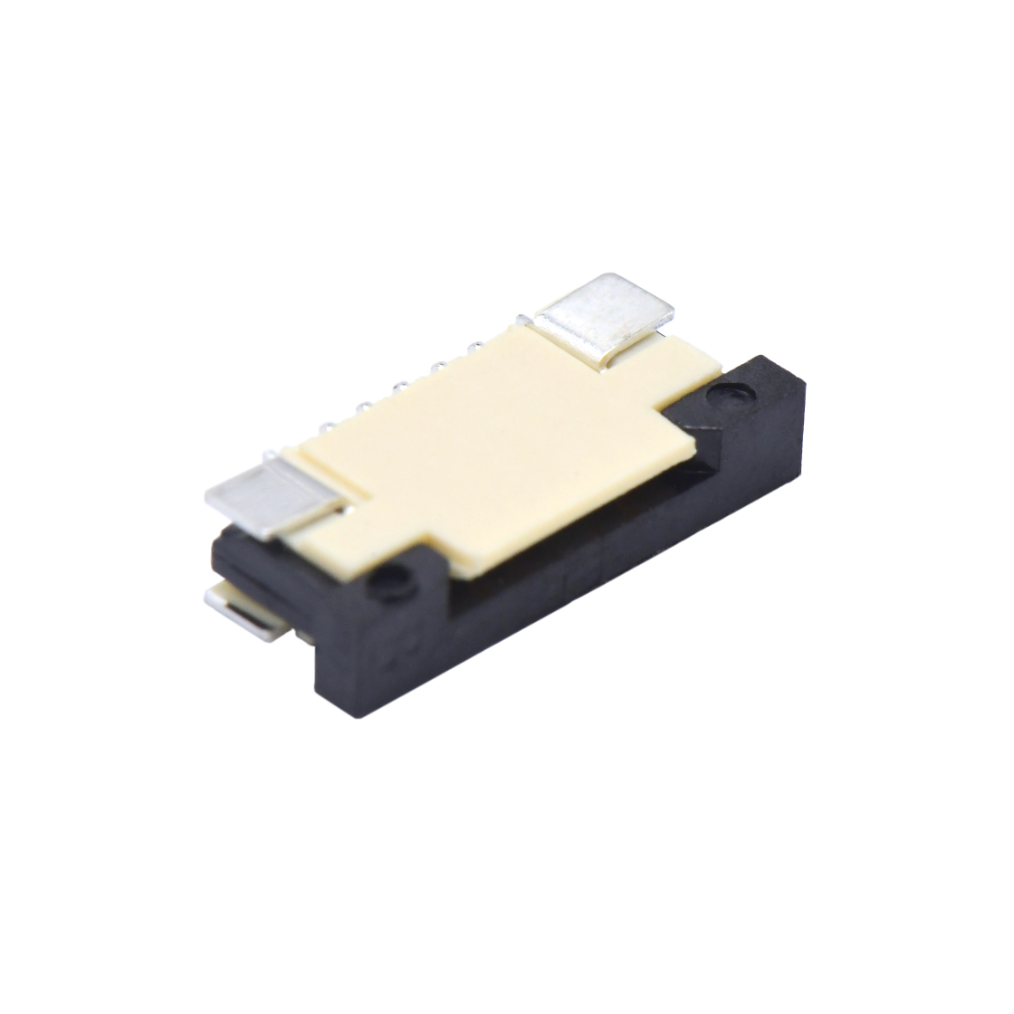 FPC1.0Pitch-H2.5卧贴上接触抽屉式 5pin 本色 镀亮锡